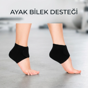 Silikon Taban Ortopedik 2'li Topuk Dikeni Destek Çorap Seti