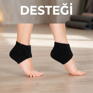 Silikon Tabanlı Ortopedik 2'li Topuk Dikeni Destek Çorap Seti