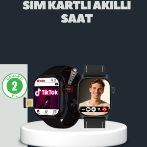 Sım Kartlı Gps Destekli Akıllı Saat Sesli Görüşmeli