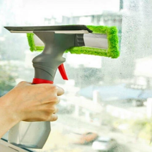 Spreyli Su Hazneli Mikro Fiber Cam Silme Mopu