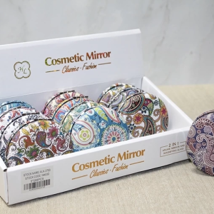 Taşlı Yuvarlak El Aynası Kalın Alk3753