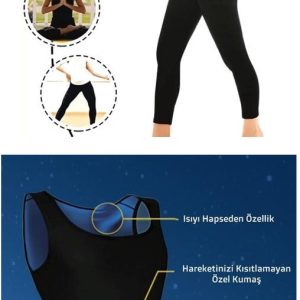Termal Sauna Tayt + Atlet TAKIM ( XXL )  Neotex Terletme Takımı