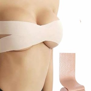 Toparlayıcı Göğüs Bandı Şekillendirici Ten Rengine Uygun Esnek Hassas Ciltlere Uygun
