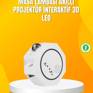 Uzaktan Kumandalı Zamanlayıcılı Galaksi Yıldız Projektörü