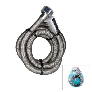 VAKUMLU   METAL YAYLI  DUŞ HORTUMU VAKUMLU 150CM (5296)