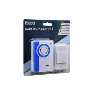 WİRELES KABLOSUZ KAPI ZİLİ PİLLİ 16 FARKLI MELODİ 50MT ÇEKİM ALANI PİL = 2AA - DÜĞME = 23A (5296)
