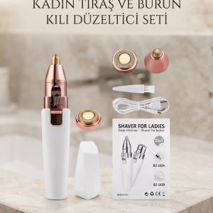 Yüz ve Kaş Epilatörü Tüy Alma Aleti Pratik Kullanım