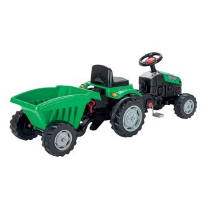 07 316 TRAKTÖR RÖMORKLU PEDALLI YEŞİL