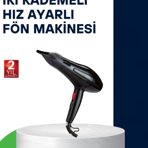 2200W Saç Kurutma Makinesi Soğuk ve Sıcak Üfleme Fonksiyonlu
