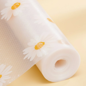 10 Metre Papatya Desenli Kaymaz Dolap Ve Çekmece İçi Mat