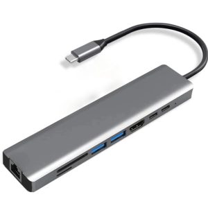 Type-c To Hdtv Multifunction Adapter 8 Port Kablo