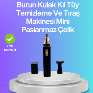 Sessiz çalışan tüy düzeltici burun ve kulak makinesi