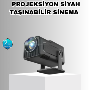 Taşınabilir Akıllı Projeksiyon HDMI USB Uyumlu Oyun Destekli Kompakt
