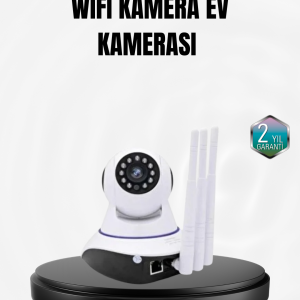 Akıllı IP Güvenlik Kamerası – 1080P HD, Gece Görüşlü, Hareket Algılamalı