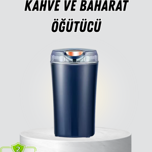 Kahve ve Baharat Öğütücü Otomatik Mekanizmalı Dayanıklı Çelik