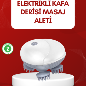 Su Geçirmez Elektrikli Kafa Masaj Cihazı IPX7