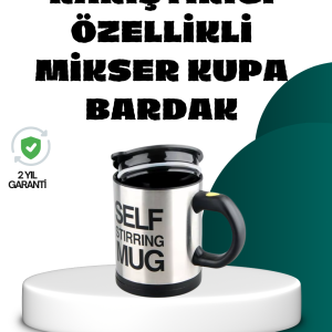 Otomatik Karıştırmalı Termos Kupa | Ergonomik Tasarım