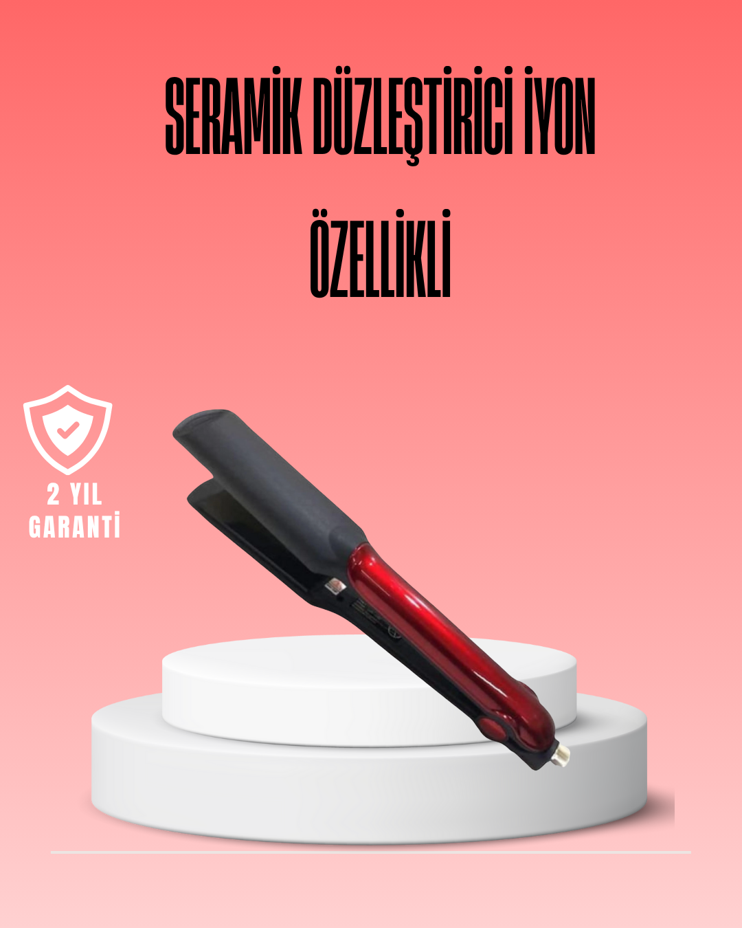 Kahverengi Buharlı Ütü 2200W Sürekli Buhar 120 g Şok Buhar