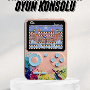 3 İnç Ekran 500 Oyunlu Game Box Mini Taşınabilir Oyun Konsolu