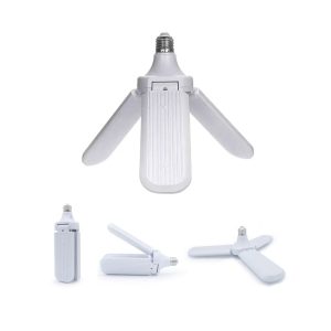 3 KOLLU PERVANE MODELİ BEYAZ LED LAMBA AMPUL 24W - E27 (5296)
