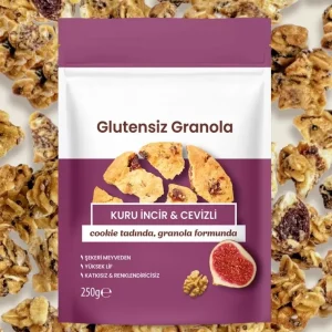 Glutensiz Granola Kuru İncir ve Cevizli 250 Gr