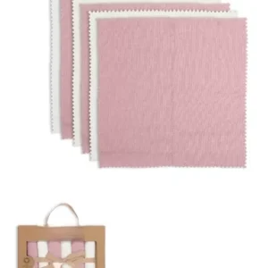 Colours Kutulu 6lı Penye Mendil 20x20 90161 Ekru Gül Kurusu