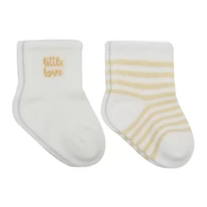 Penye Soket Çorap 2li 10139 Ekru Somon