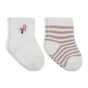 Penye Soket Çorap 2li 10139 Ekru Lila