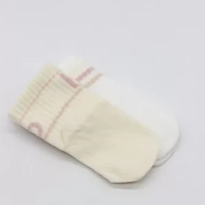 Penye Kaymaz Soket Çorap 2li 10144 Pudra Ekru