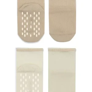 Çemberli Basic Penye Kaymaz Soket Çorap 2li 10146 Bej