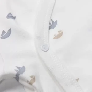 3lü Zıbın Takım Little Boats 13125 Ekru