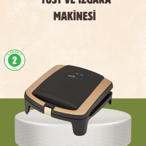 Tost Makinesi Isı Kontrollü 4 Dilim Kapasiteli