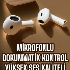 4.Nesil Kaliteli TWS Android ve İOS Uyumlu Mikrofonlu Kulaklık