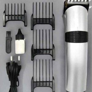 4 Taraklı Profesyonel Şarjlı Saç ve Sakal Kesme Tıraş Makinesi Seti