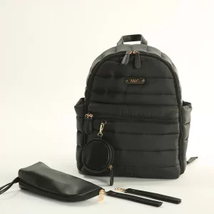 Puff Anne Bebek Bakım Sırt Çantası 7335 Siyah