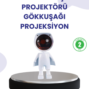 Dekoratif Gün Batımı Işığı – Astronot Figürlü