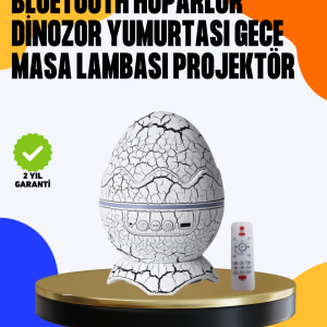 Yüksek Çözünürlüklü LED Galaksi Projektör + 19 Sesli Uyku Makinesi