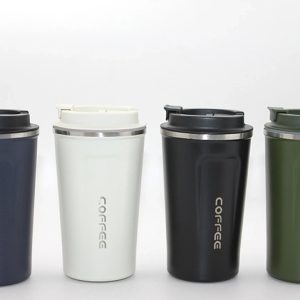 500 Ml Paslanmaz Çelik Termos Mug - Çift Katmanlı Sızdırmaz Kahve Kupası Alk3134