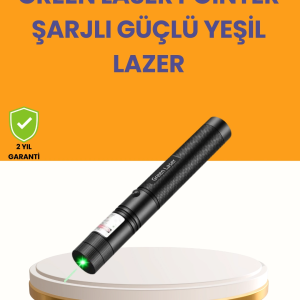 5000mw Yeşil Lazer Pointer Profesyonel Uzun Menzilli