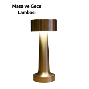 3 Kademeli Dokunmatik Başucu Lambası – Pil ile Sağlam Kablosuz Tasarım