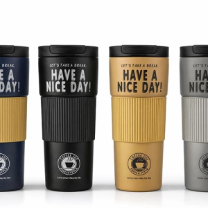 600 Ml Have A Nice Day" 600 Ml Çift Katmanlı Paslanmaz Çelik Termos Mug Alk4624