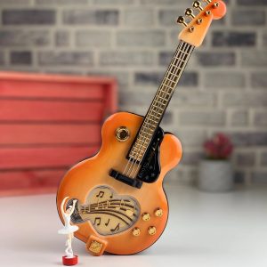 Gitar Görünümlü Nostaljik Müzik Kutusu