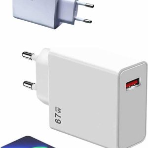 67W Hızlı Şarj Yüksek Voltaj Korumalı Type C Şarj Adaptörü