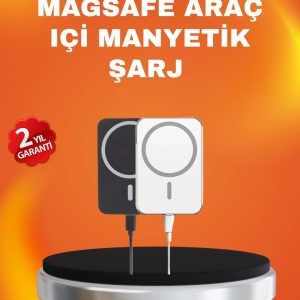 Akıllı Koruma Sistemli Magsafe Araç Tutucu İphone 12/13/14 Uyumlu