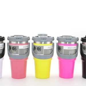 900 Ml Taşıma Kulplu Paslanmaz Çelik Termos Mug - Vakumlu Isı Yalıtımlı Bardak Alk3137