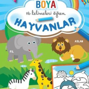 Boya ve Kelimeleri Öğren - Hayvanlar