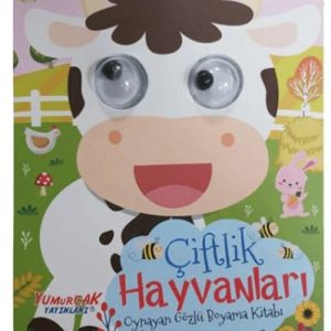 Oynayan Gözlü Boyama Kitabı – Çiftlik Hayvanları