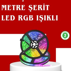 5 Metre Kumandalı Rgb Şerit Led Aydınlatma