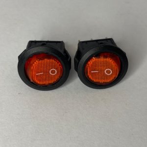 IC-134D Mini Yuvarlak Anahtar Işıklı ON-OFF 3P 2 Li Paket Halinde