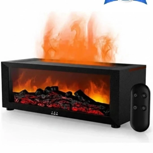 A4 Şömine Esintili Aromaterapi Difüzörü Ultrasonik Hava Nemlendici